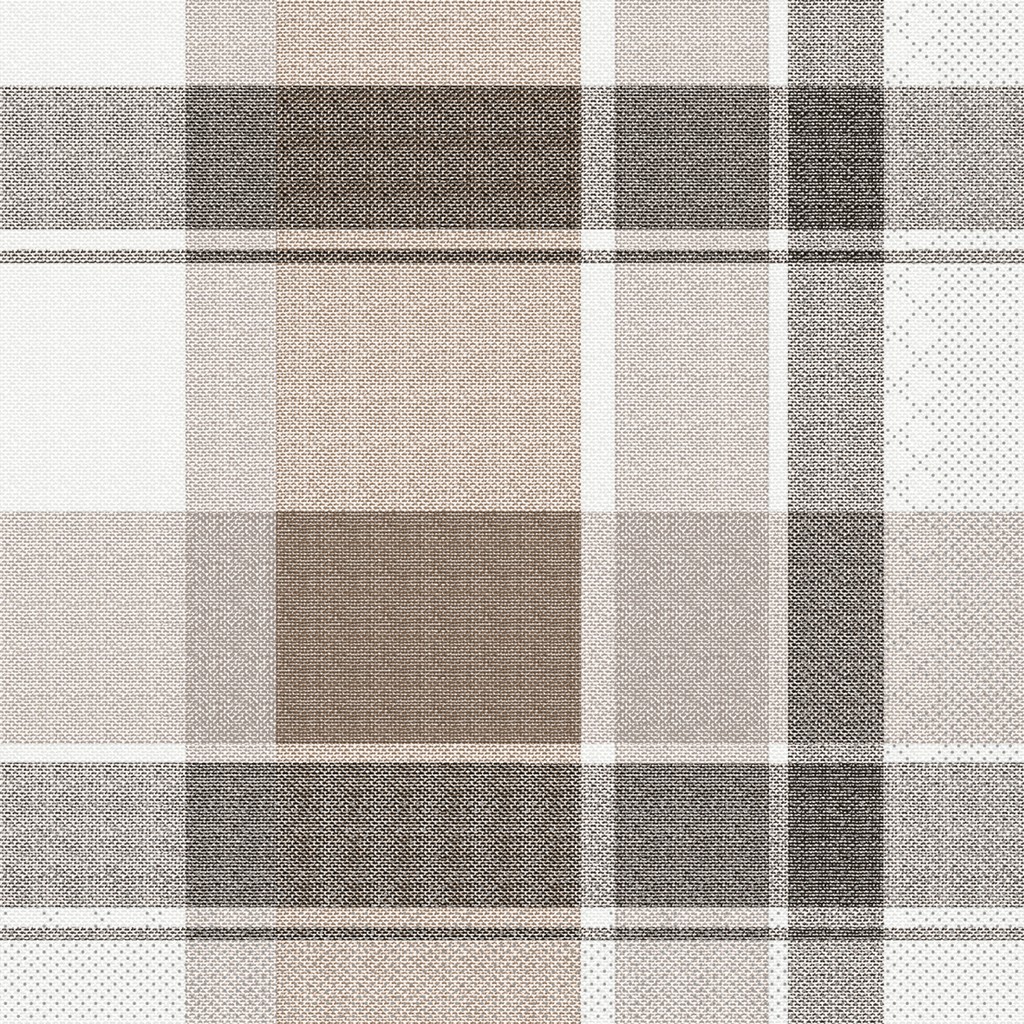 Tissue Serviette Marc braun-schwarz 33 x 33 cm 1/4 Falz 3-lg.