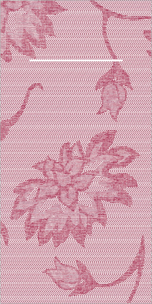 Linclass Pocket-Nap. Lisboa bordeaux 40 x 40 cm 1/8 Falz