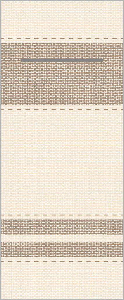 Linclass-Prof. Pocket-Nap. Brooklyn beig 40 x 33 cm 1/8 Falz