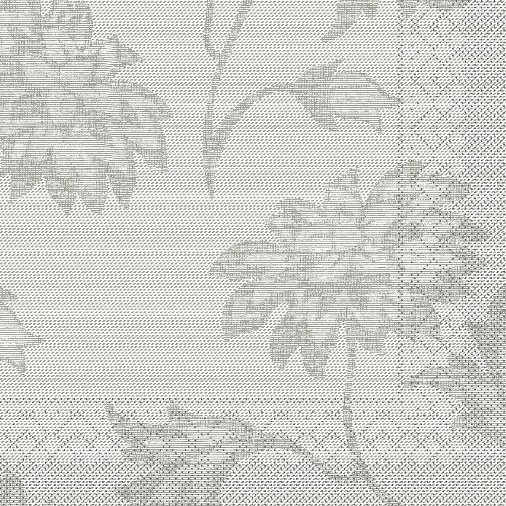 Tissue Serviette Lisboa grau 33 x 33 cm 1/4 Falz 3-lg.