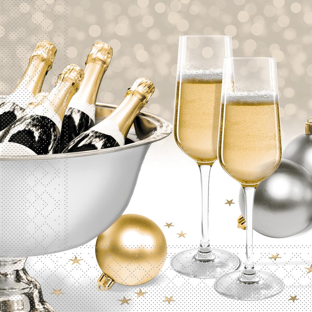 Tissue 3-lg Serviette  Secco 33 x 33 cm 1/4 Falz