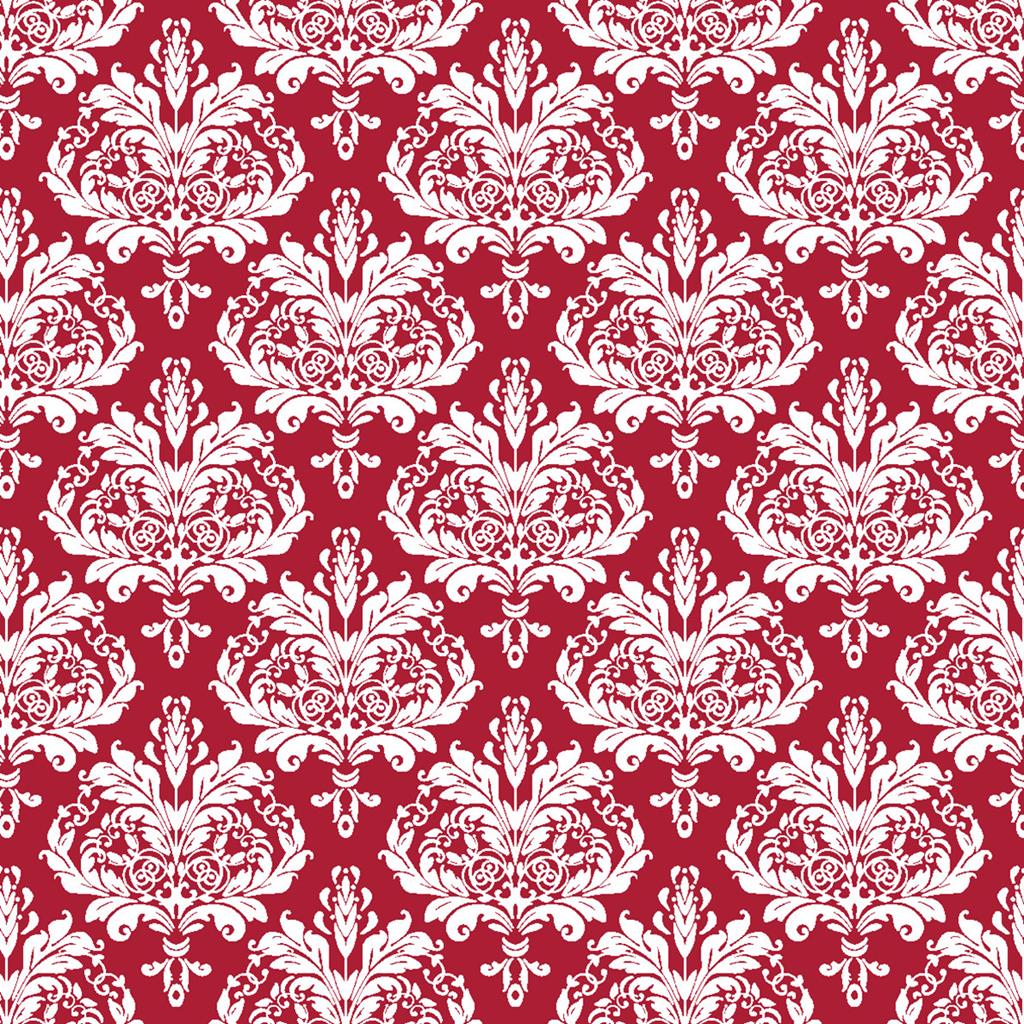 Linclass Serviette  Casper bordeaux 40 x 40 cm 1/4 Falz