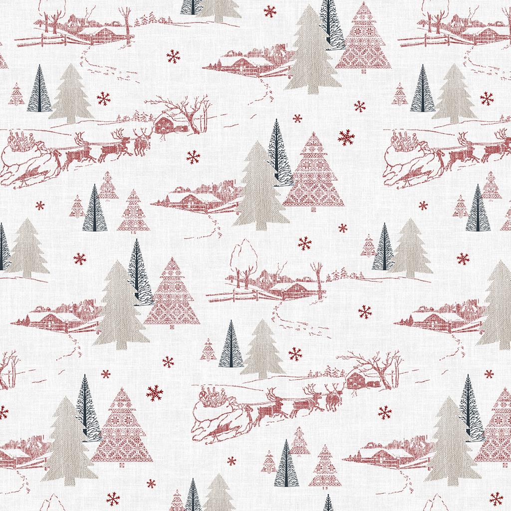 Linclass Tischdecke  Rudi 80 x 80 cm 1/8-Falz