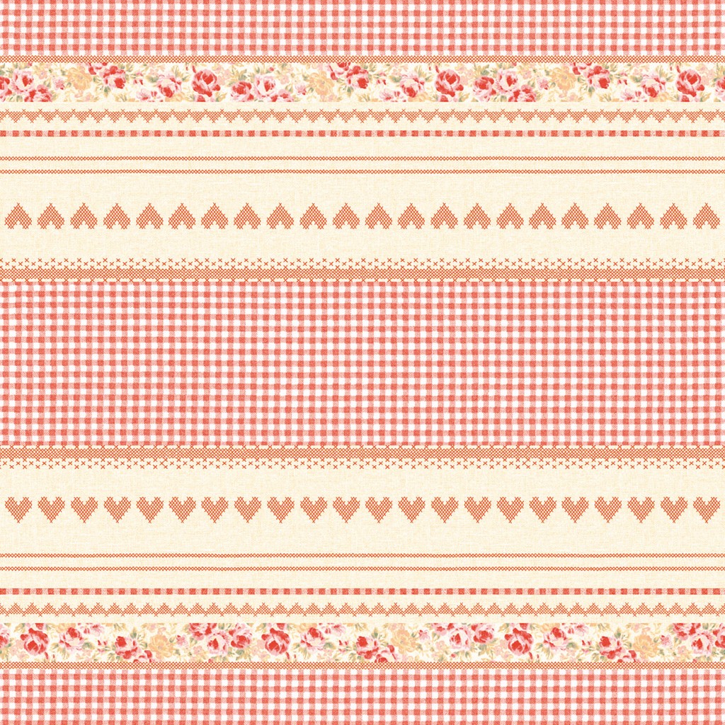 Linclass Tischdecke Mathilda 80 x 80 cm 1/8-Falz