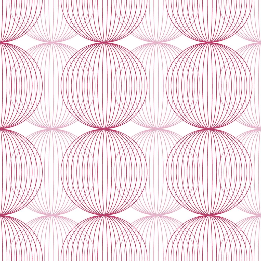 Linclass Serviette Ludo altrosa-bordeaux 40 x 40 cm 1/4 Falz