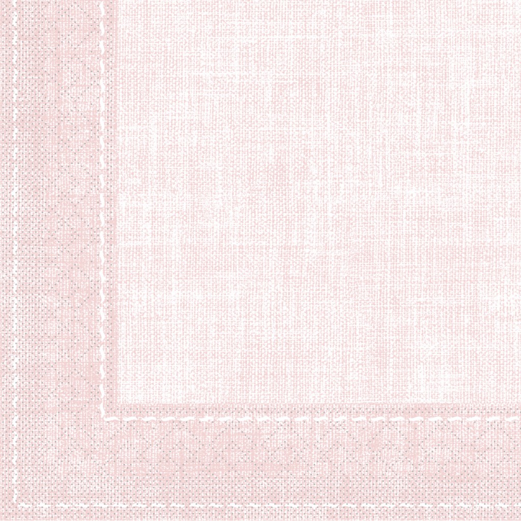 Tissue Serviette Zione rosé 33 x 33 cm 1/4 Falz 3-lg.