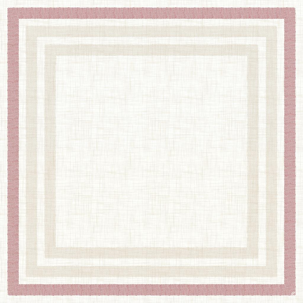 Mitteldecken Dunicel Rigato bordeaux, 84 x 84cm