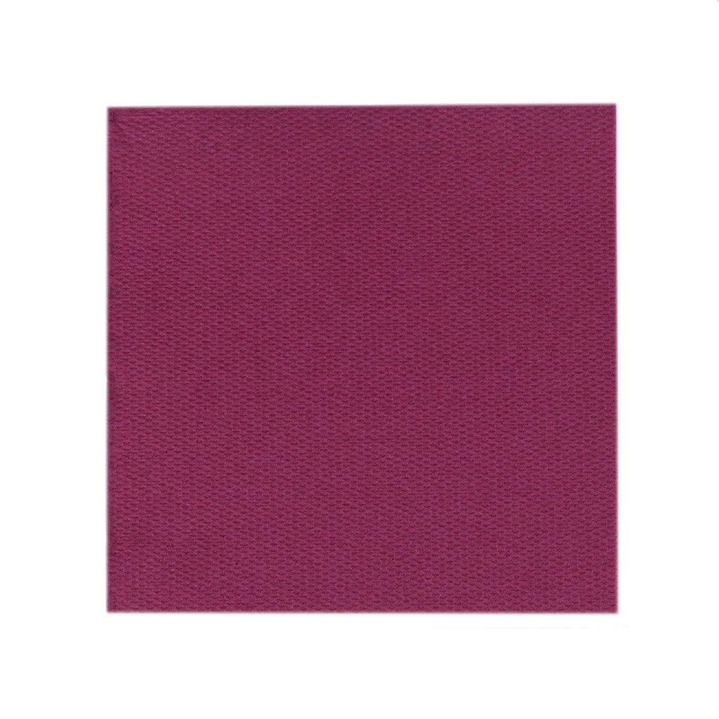 Softpoint Serviette Basic bordeaux 24 x 24 cm 1/4 Falz