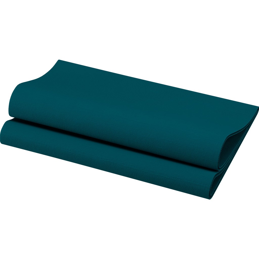Bio Dunisoft Servietten 1/4 Falz ocean teal, 40x40cm