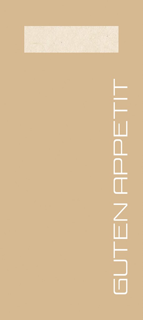 Papier + Tissue Bestecktasche  Guten App 202 x 85 mm