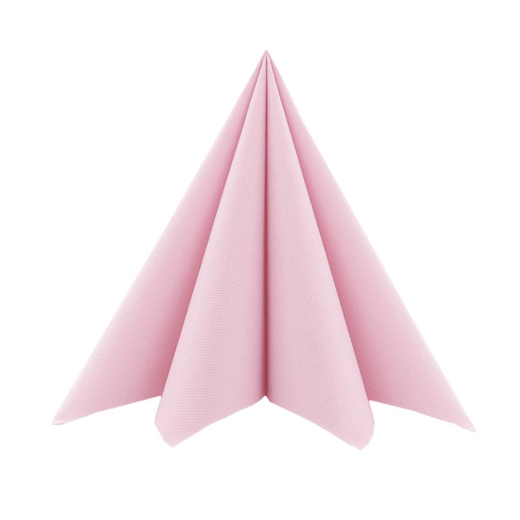 Softpoint Serviette Basic altrosa 40 x 40 cm 1/4 Falz