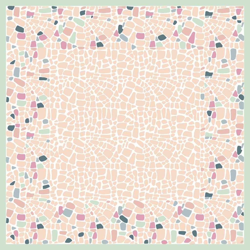 Mitteldecken Dunicel Ocean Pebbels, 84 x 84cm