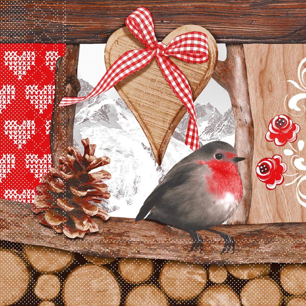 Tissue 3-lg Serviette Gizmo 40 x 40 cm 1/4 Falz