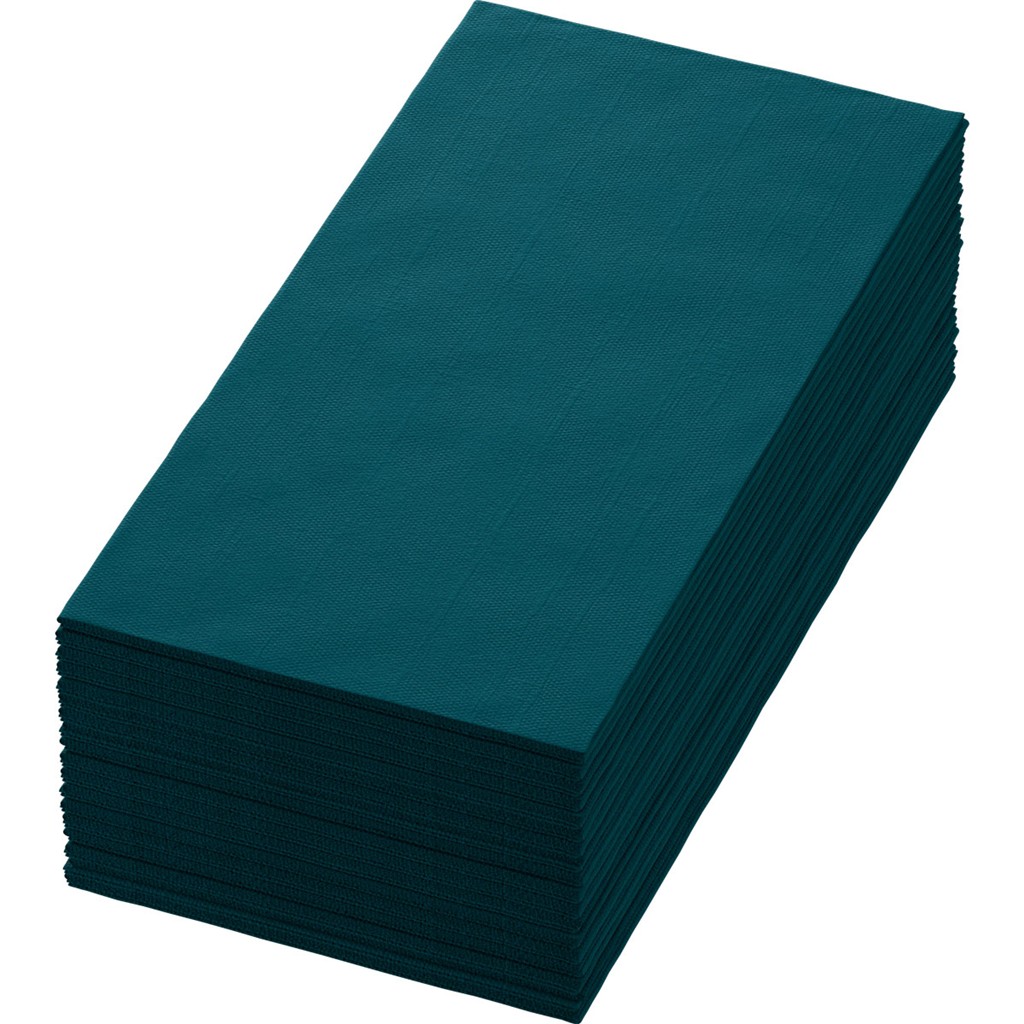 Bio Dunisoft Servietten 1/8 Falz ocean teal, 40x40cm