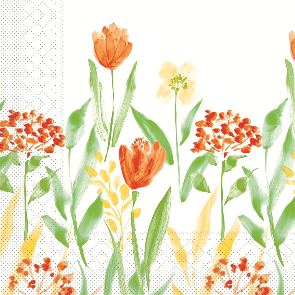 Tissue Serviette Selma 40 x 40 cm 1/4 Falz 3-lg