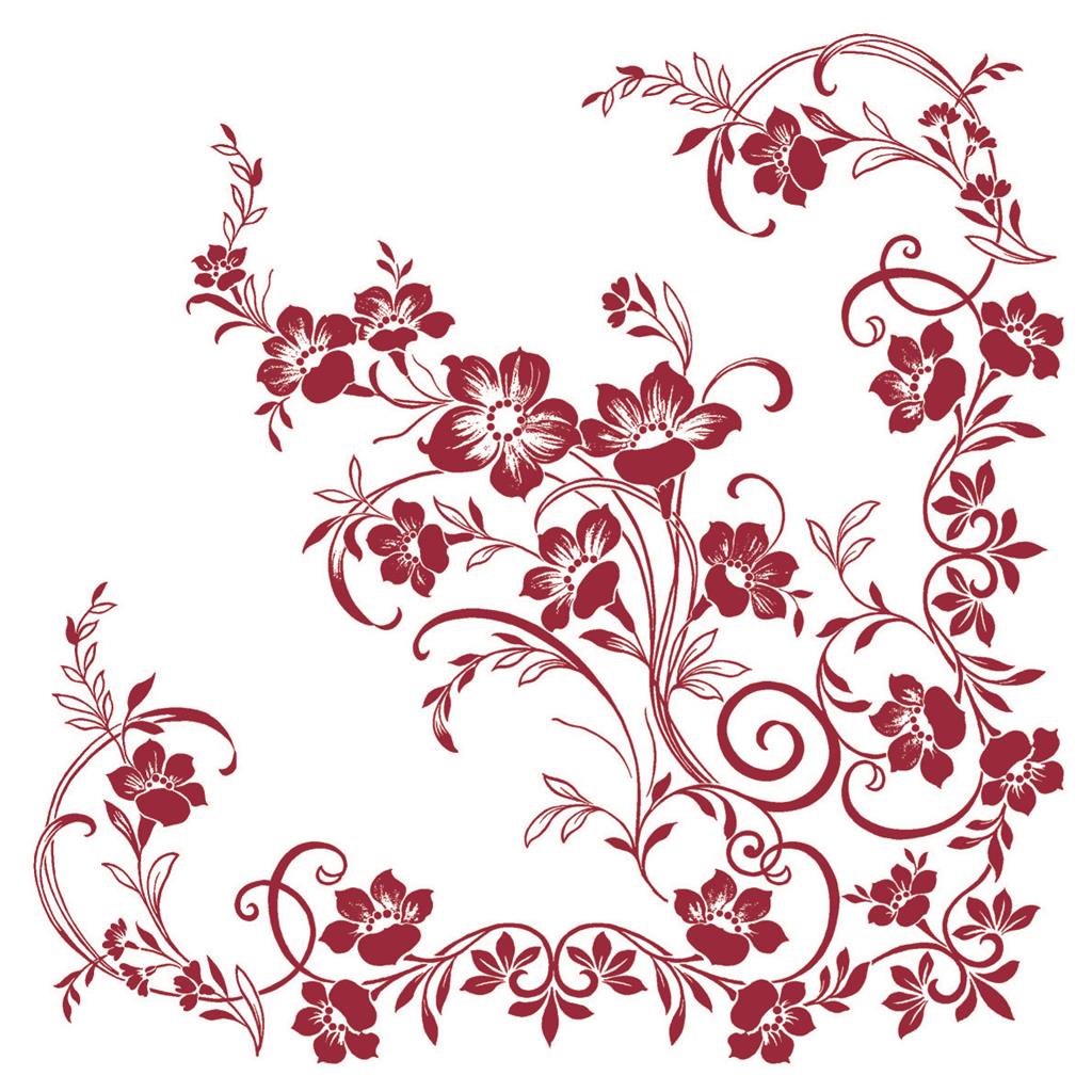 Linclass Serviette Katja 40 x 40 cm 1/4 Falz