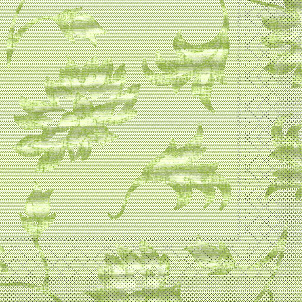 Tissue 3-lg Serviette Lisboa schilfgrün 40 x 40 cm 1/4 Falz