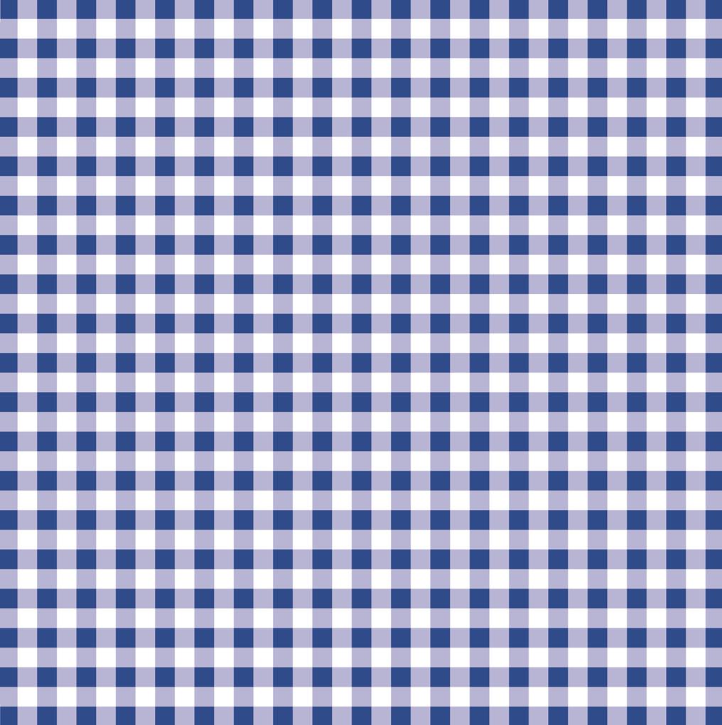 Papier Tischdecke Karo blau 80 x 80 cm 1/8-Falz