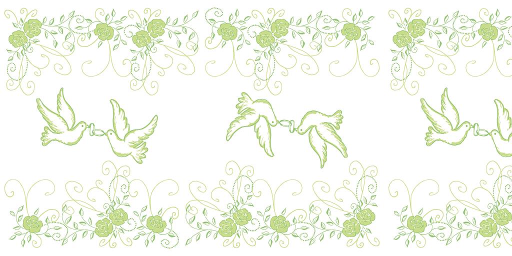 Linclass Tischläufer Hochzeit 40 cm x 24 m