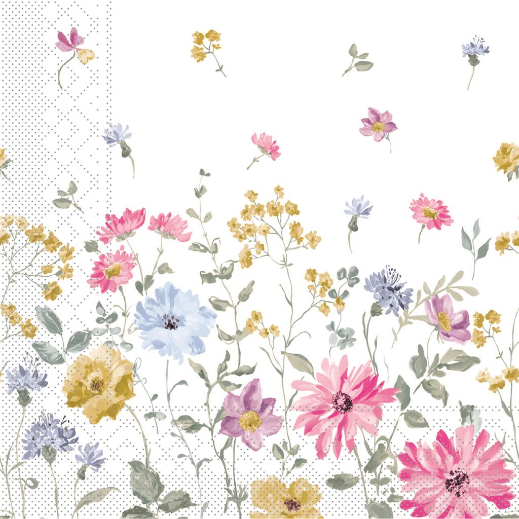 Tissue 3-lagig  Serviette  Meggi 40 x 40 cm 1/4 Falz