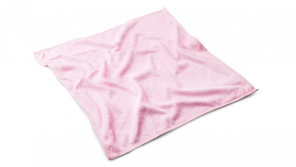 Microfasertuch "Stretch Light" rosa 40x40cm - MEGA Clean Professional