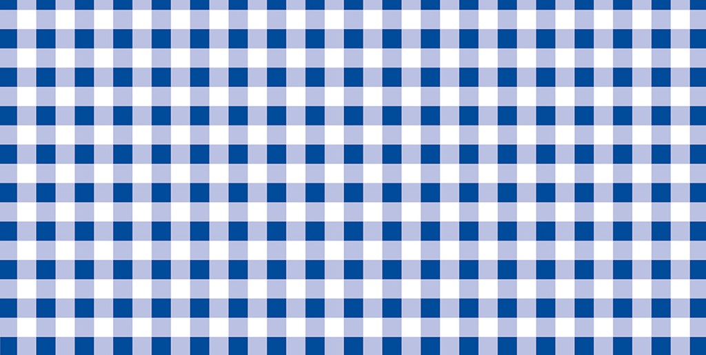 Linclass Tischläufer Karo blau 40 cm x 24 m