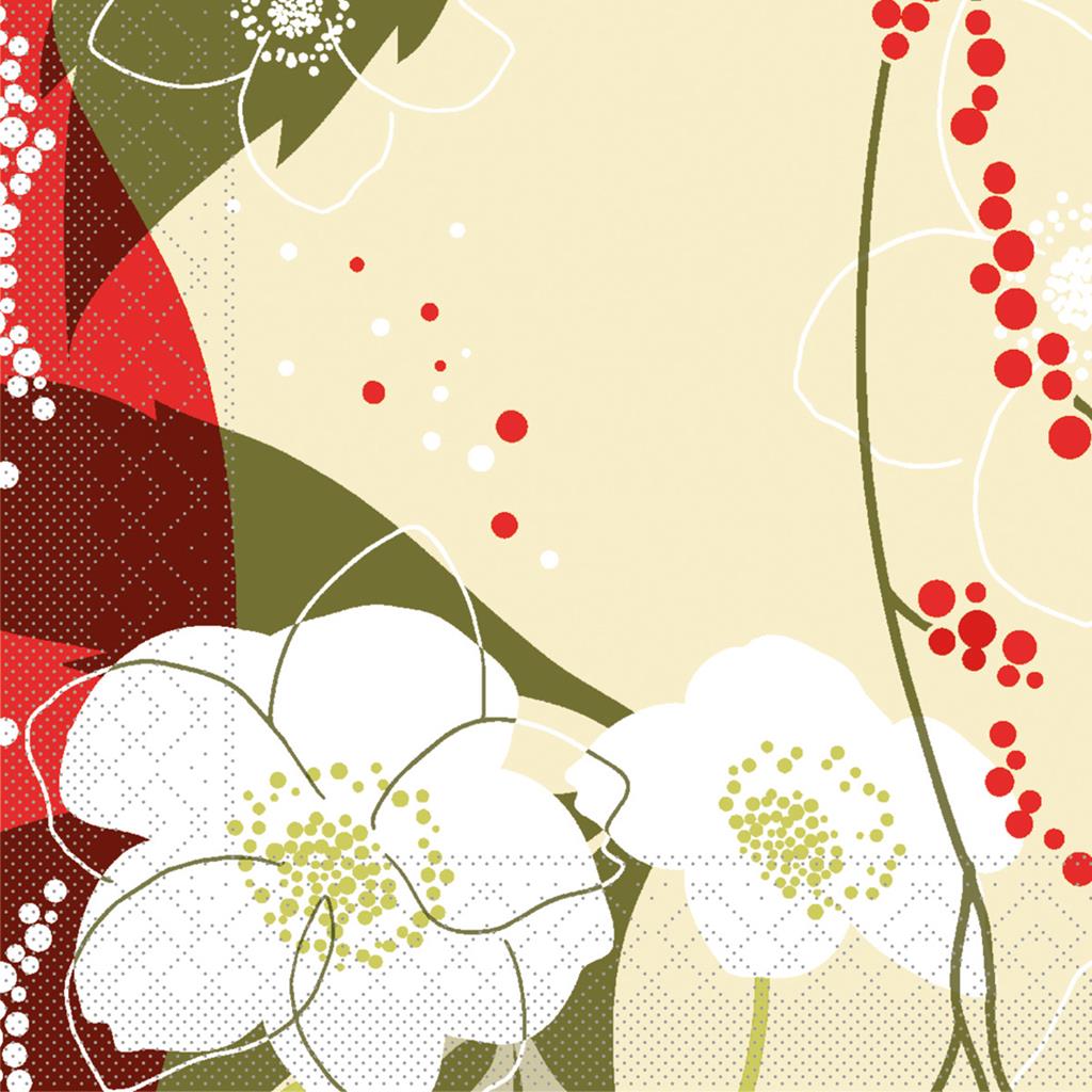 Tissue 3-lg Serviette  Diana 40 x 40 cm 1/4 Falz