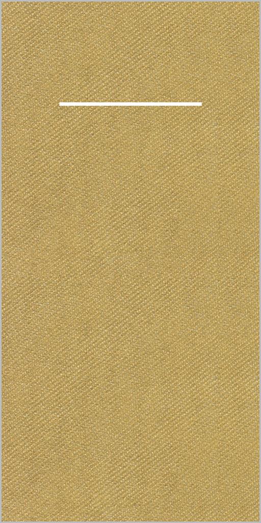 Linclass Pocket-Nap. Basic gold 40 x 40 cm 1/8 Falz
