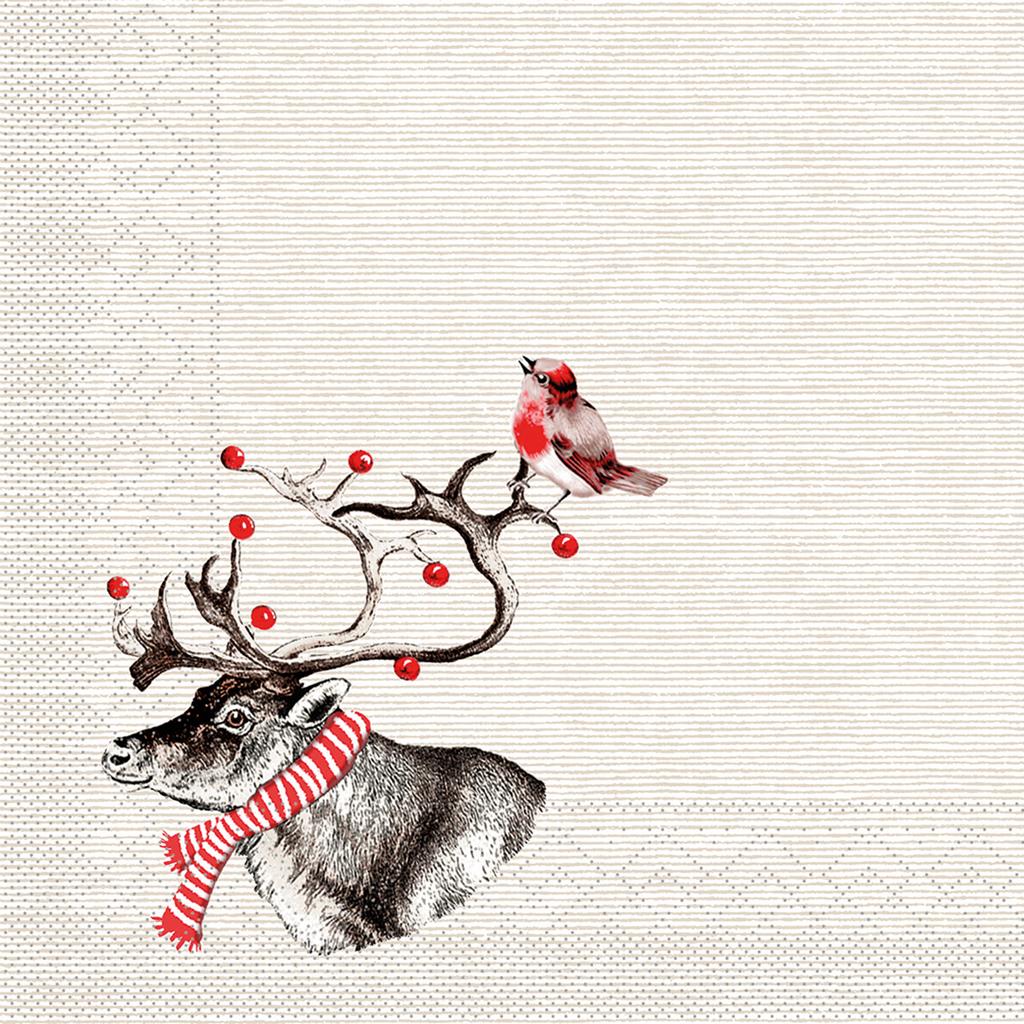 Tissue 3-lg Serviette  Knut 40 x 40 cm 1/4 Falz