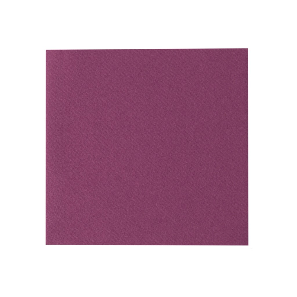 Linclass Serviette Basic beere 24 x 24 cm 1/4 Falz