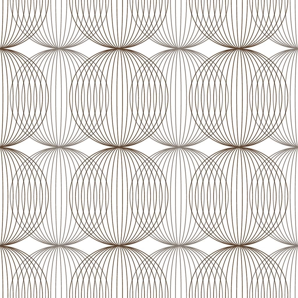 Linclass Serviette Ludo beige grey-braun 40 x 40 cm 1/4 Falz