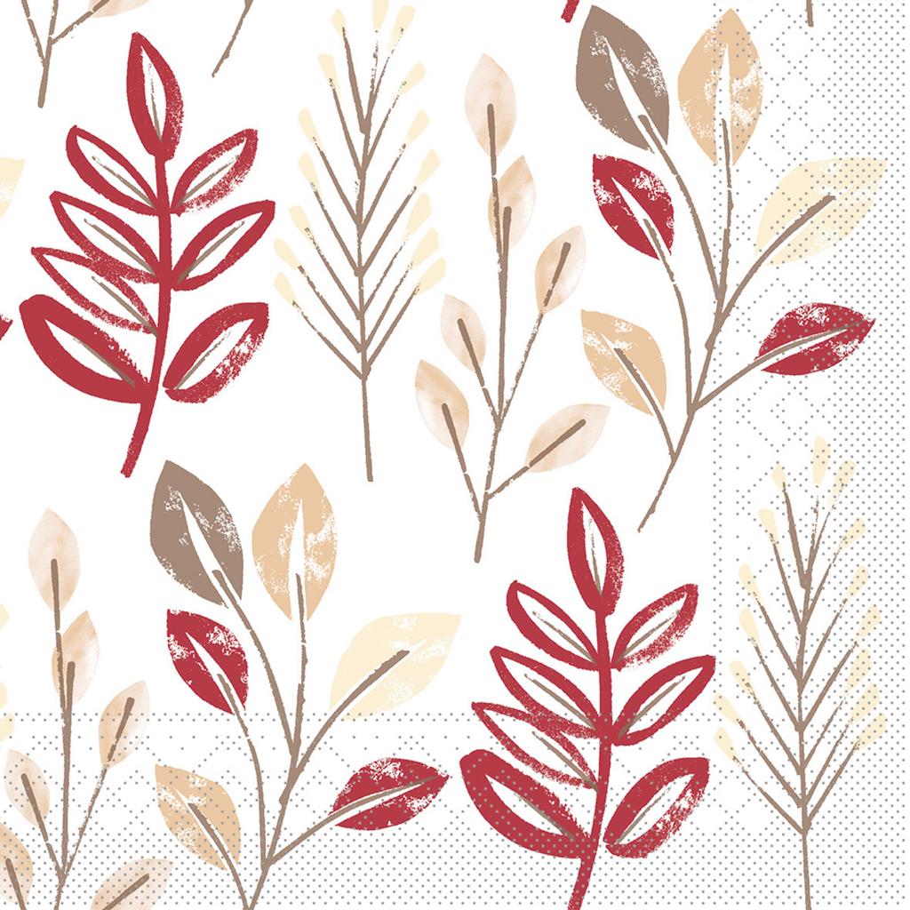 Tissue 3-lg Serviette Cedrik bordeaux-br 40 x 40 cm 1/4 Falz