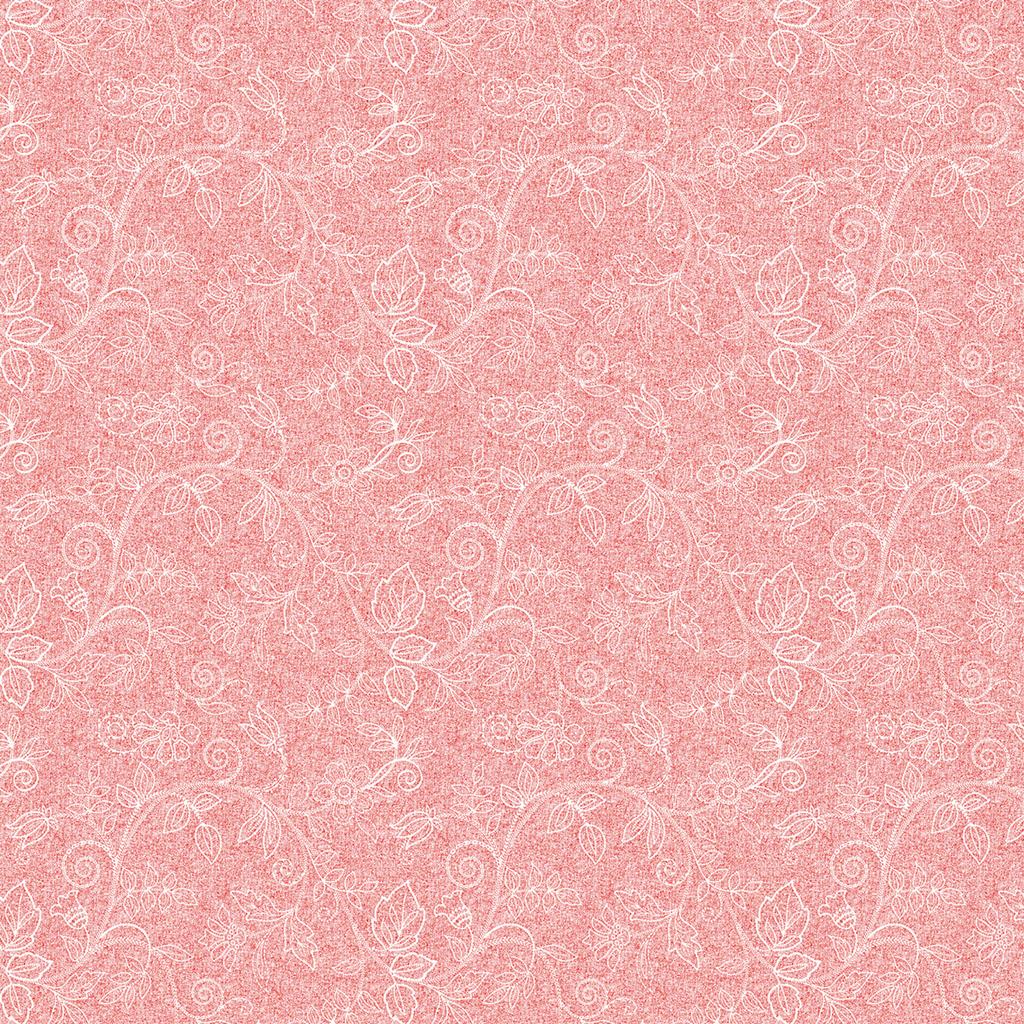 Linclass Tischdecke Darlyn terrakotta 80 x 80 cm 1/8-Falz