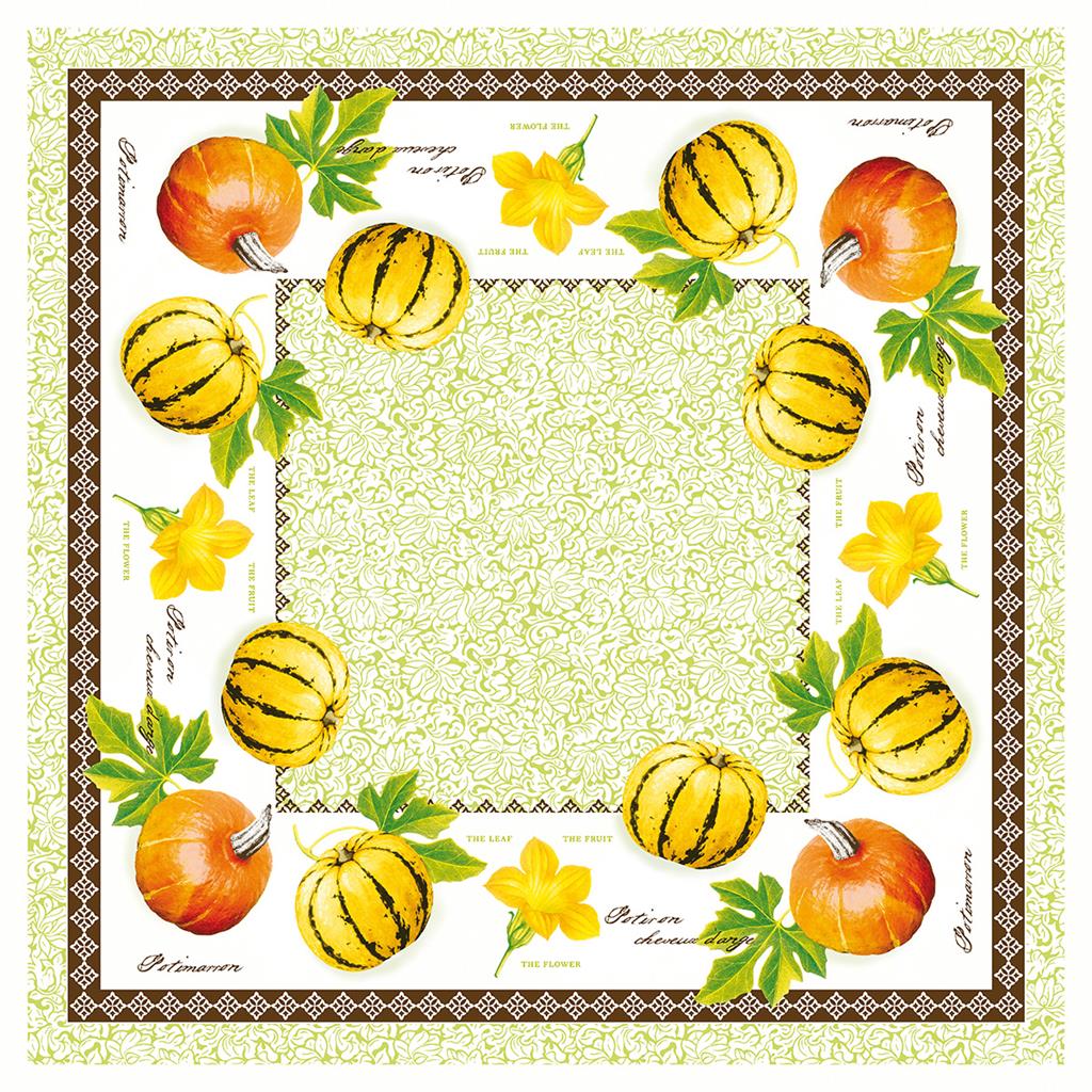 Linclass Tischdecke Luca 80 x 80 cm 1/8-Falz