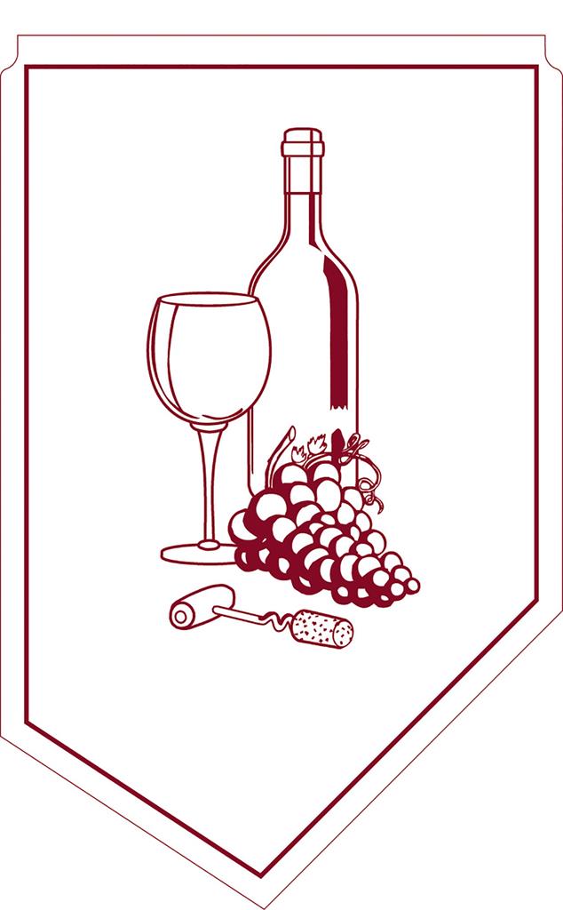 Tissue 9-lg Weinmanschette bordeaux 100 x 65 mm 4x150