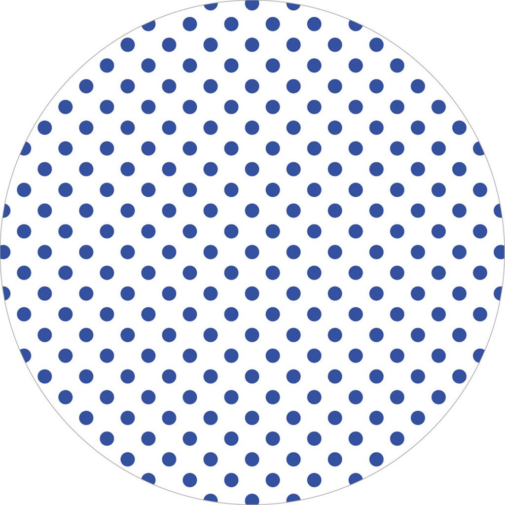 Tissue + PE Deckchen Antonia-Punkte  bla 90 mm