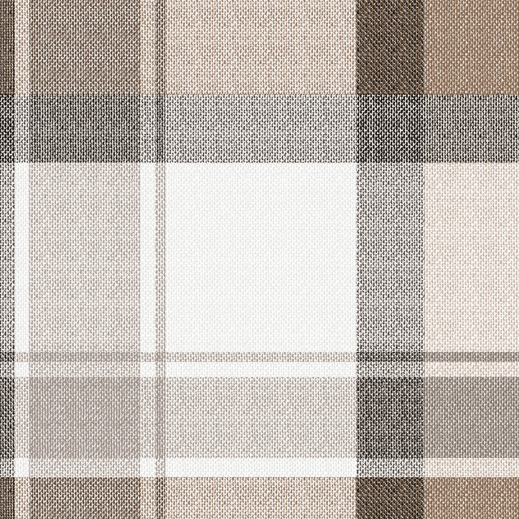 Linclass Serviette Marc braun-schwarz 40 x 40 cm 1/4 Falz