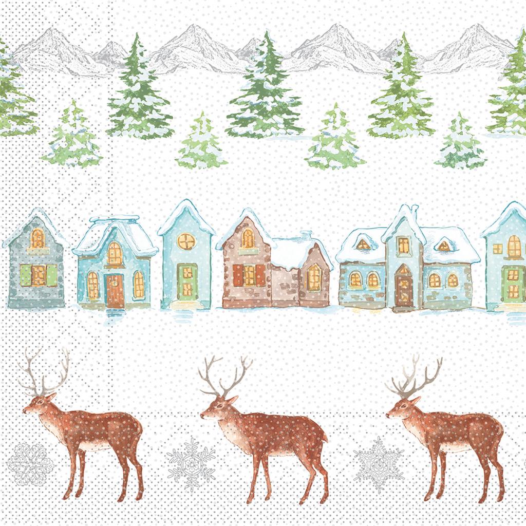 Tissue 3-lg Serviette  Sandy 40 x 40 cm 1/4 Falz