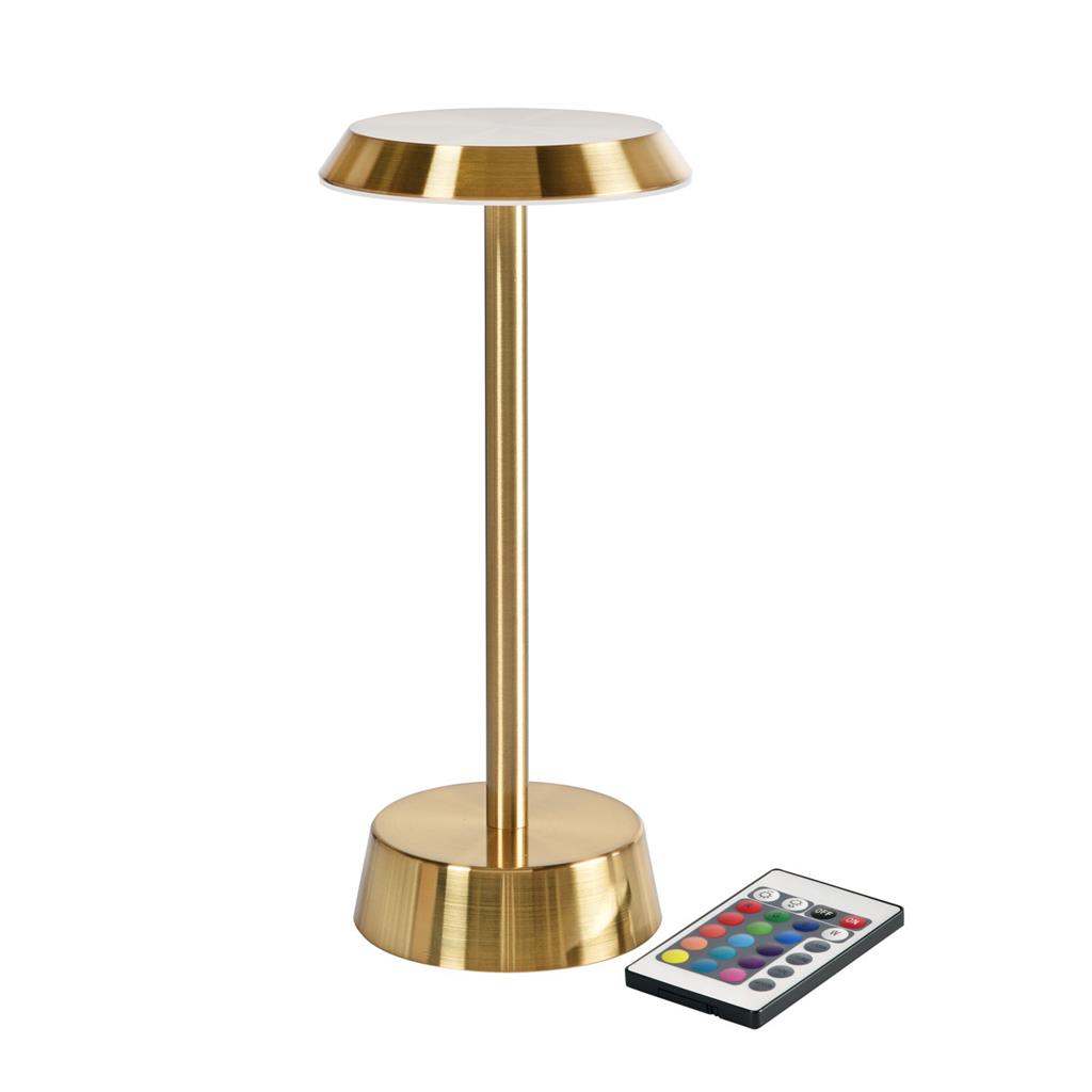 Duni Led Lampe Nour, brass Nour, 26 cm x Ø 11,8 cm, brass
