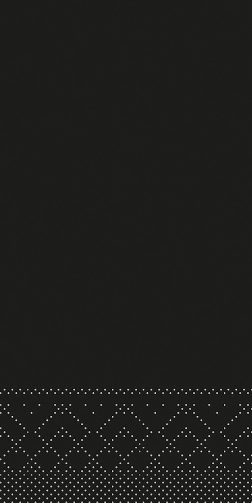 Tissue Serviette Basic schwarz 40 x 40 cm 1/8 Falz 3-lg.