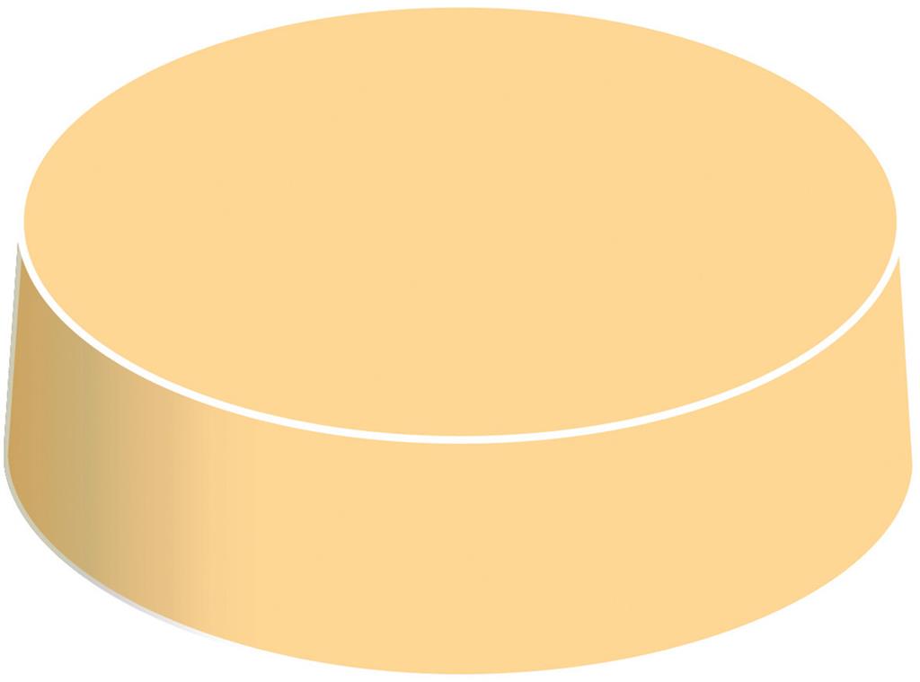 Karton Caps Basic braun 80mm 1x200