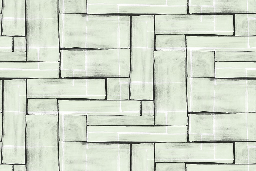 Linclass Tischläufer Theo salbei-schwarz 40 cm x 24 m