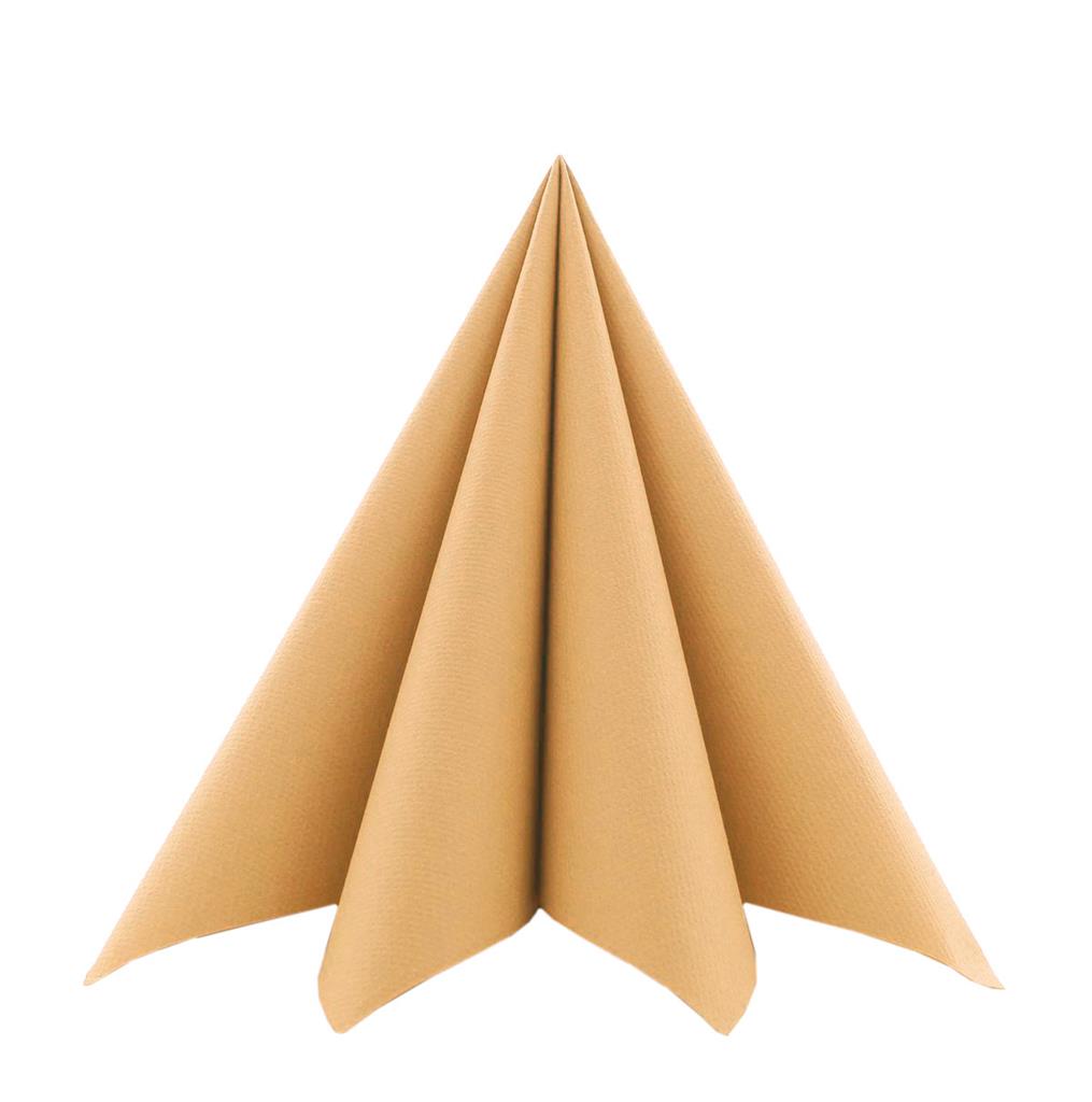 Linclass-Pur Serviette Basic natur-pur 40 x 40 cm 1/4 Falz