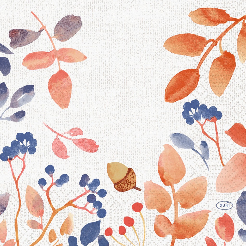 Zelltuchserviette Autumn Gradient 33 x 33 cm, 3-Lagig, 1/4-Falz