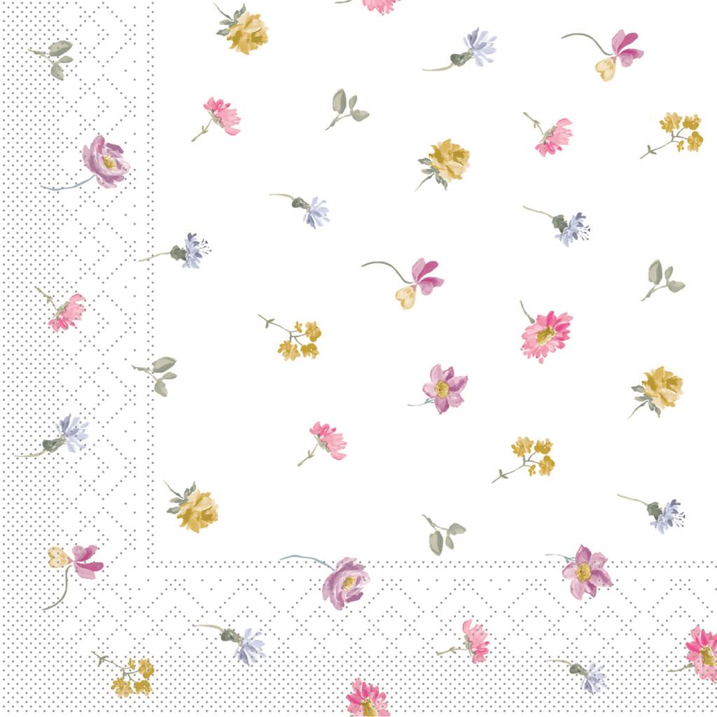 Tissue 3-lagig  Serviette  Meggi 33 x 33 cm 1/4 Falz