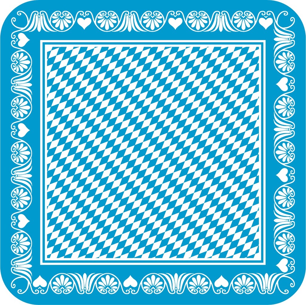 Filzpappe Bierdeckel Bavaria 93 x 93 mm