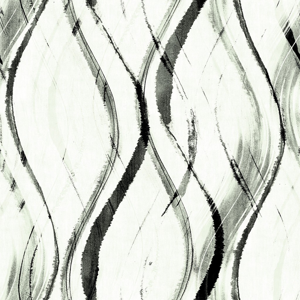 Linclass Serviette Albi salbei-schwarz 40 x 40 cm 1/4 Falz