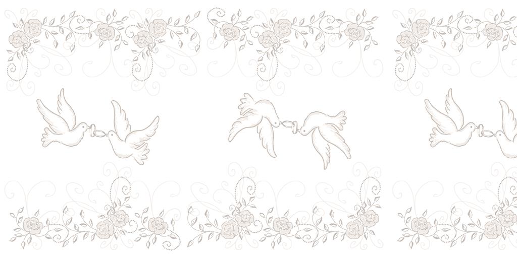 Linclass Tischläufer Hochzeit 40 cm x 24 m