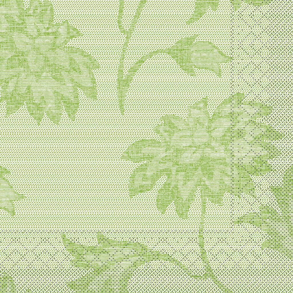 Tissue 3-lg Serviette Lisboa schilfgrün 33 x 33 cm 1/4 Falz